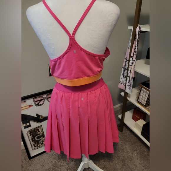 Ideology Women's Plus Size Pleated Skort Pink - Picture 3 of 4